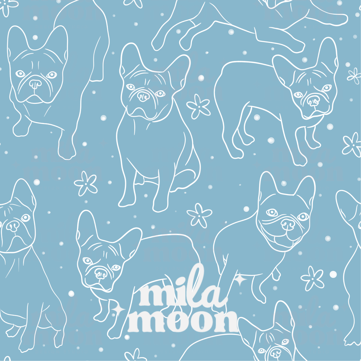 Frenchie Outlines