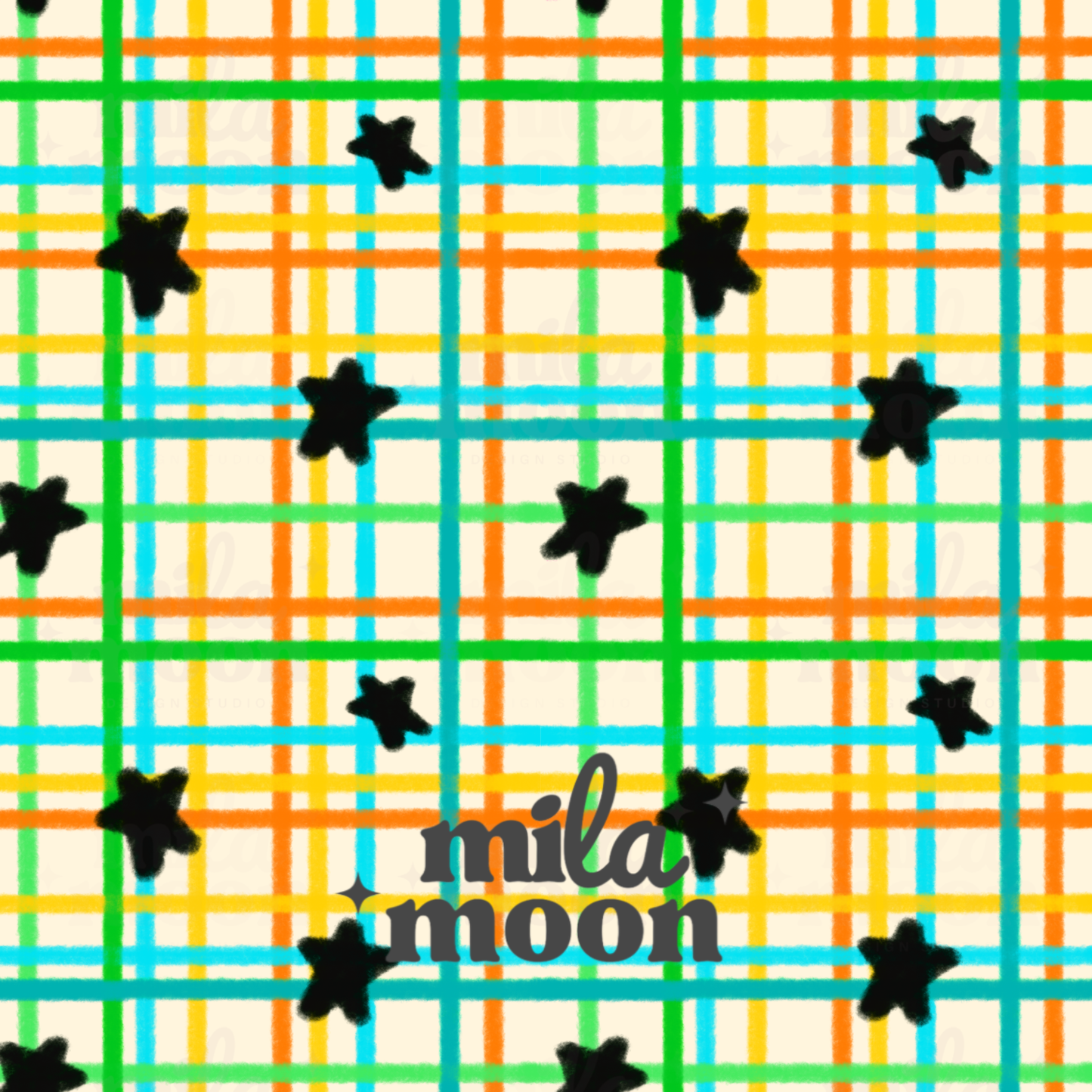BTS Green Neon Plaid Bundle of 2