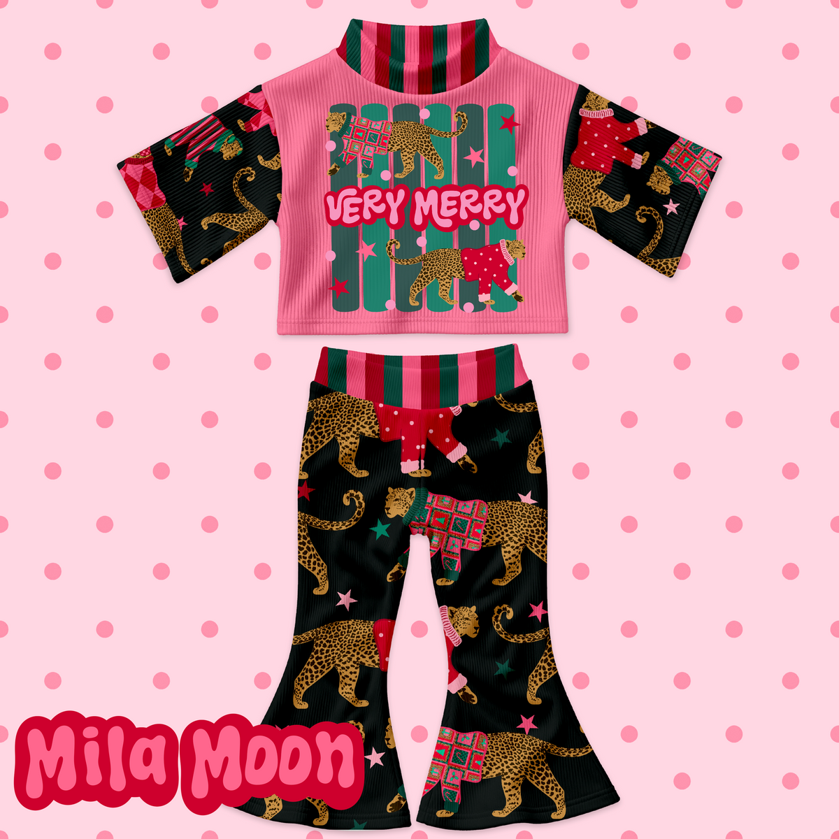 Very Merry Cheetah PNG