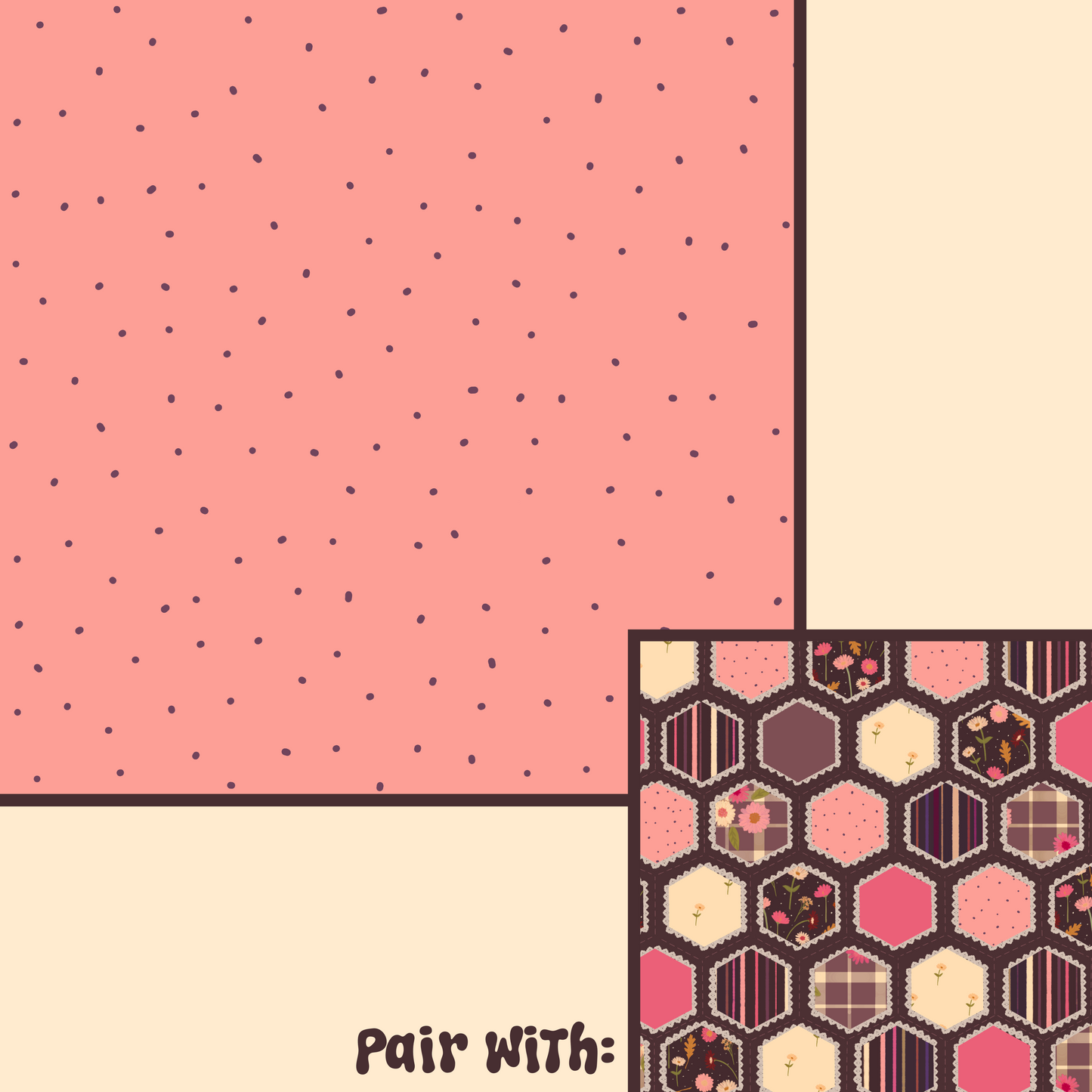 Honeycomb Pink Coords