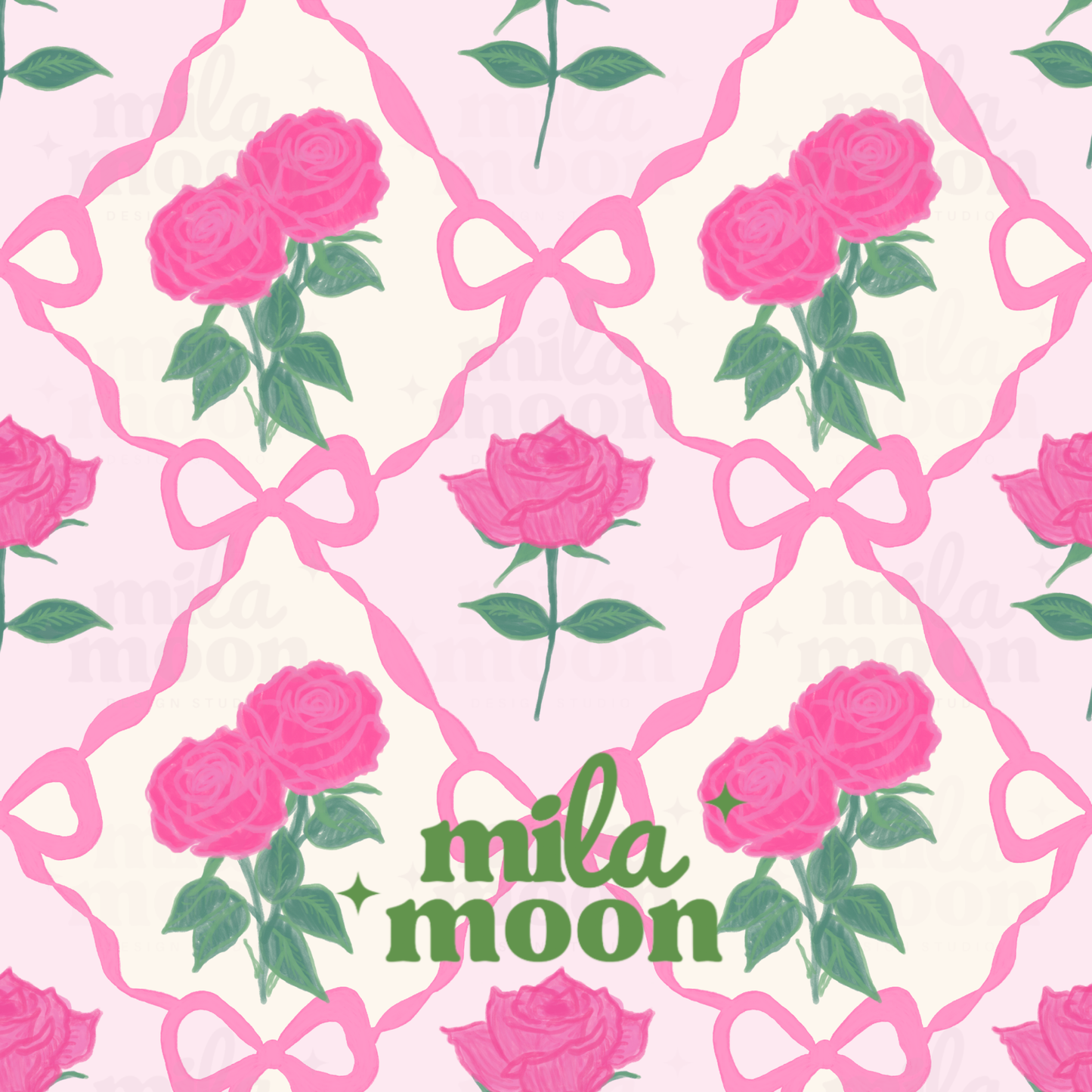 Rose Bow Tiles