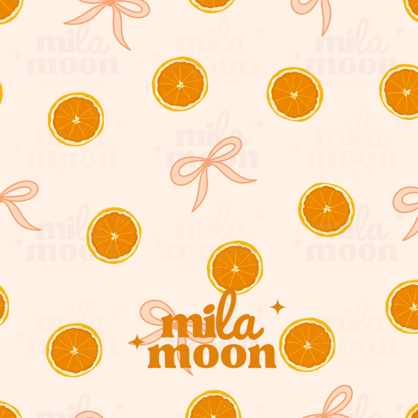 Orange Bows