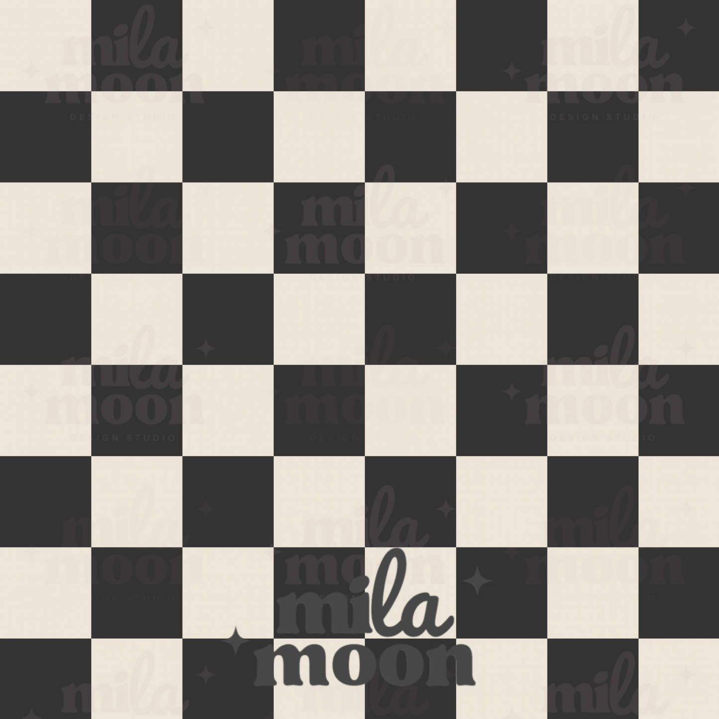 Black & Cream Checks