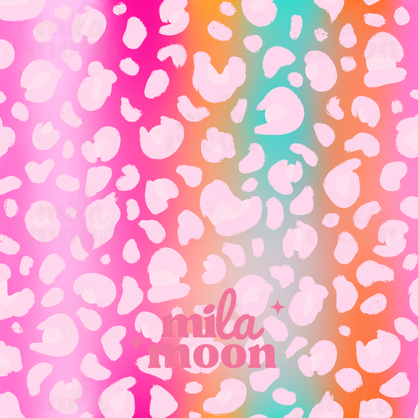 Pink Summer Leopard Print