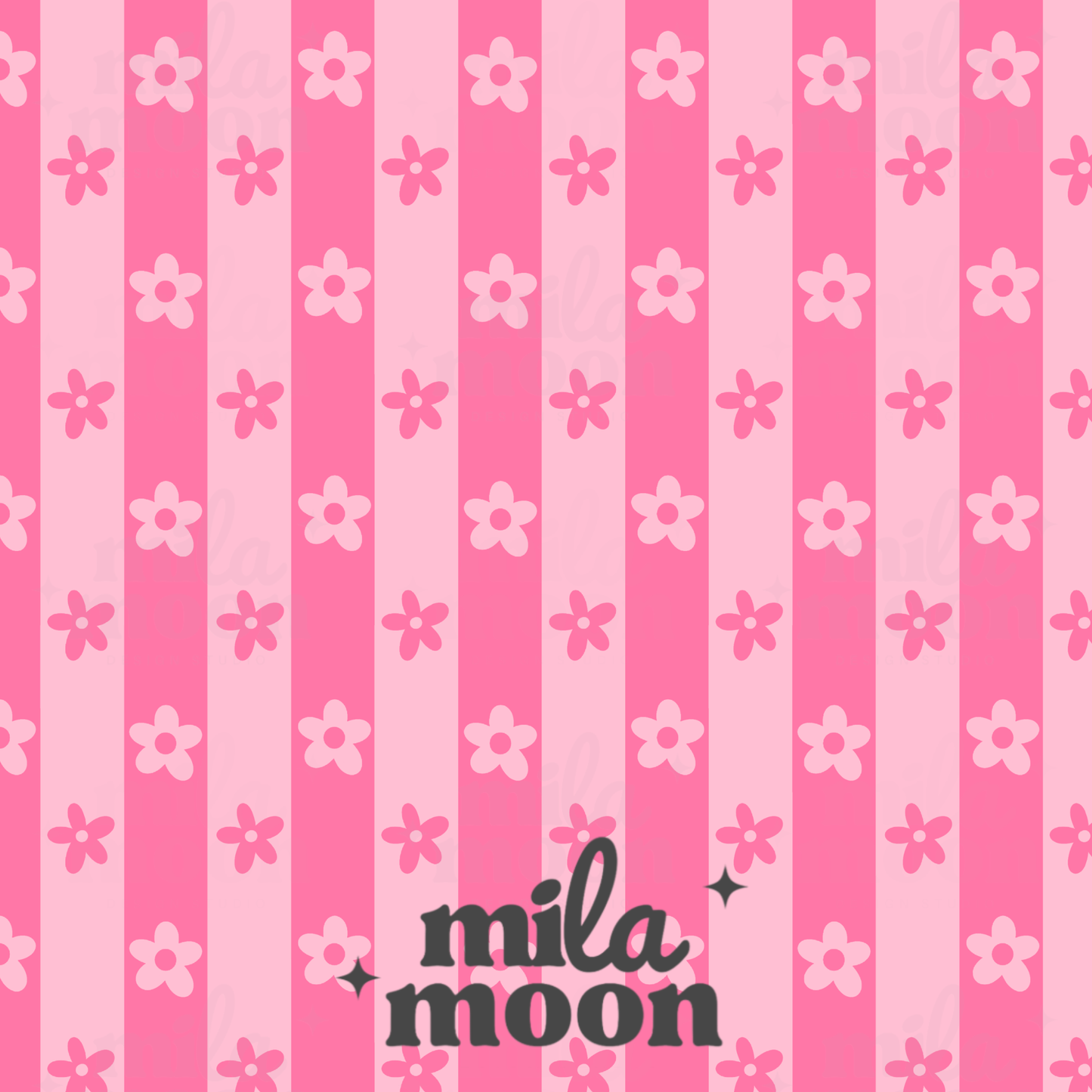Spooky Cute Daisy Stripes