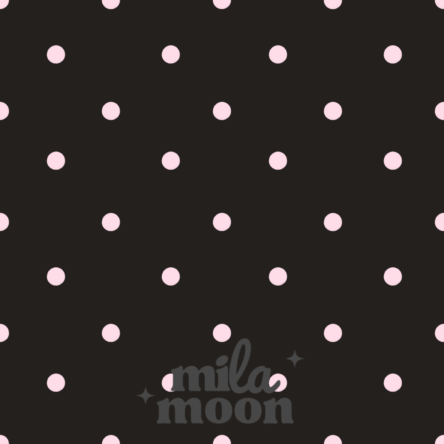 Polkadots Black and Pink