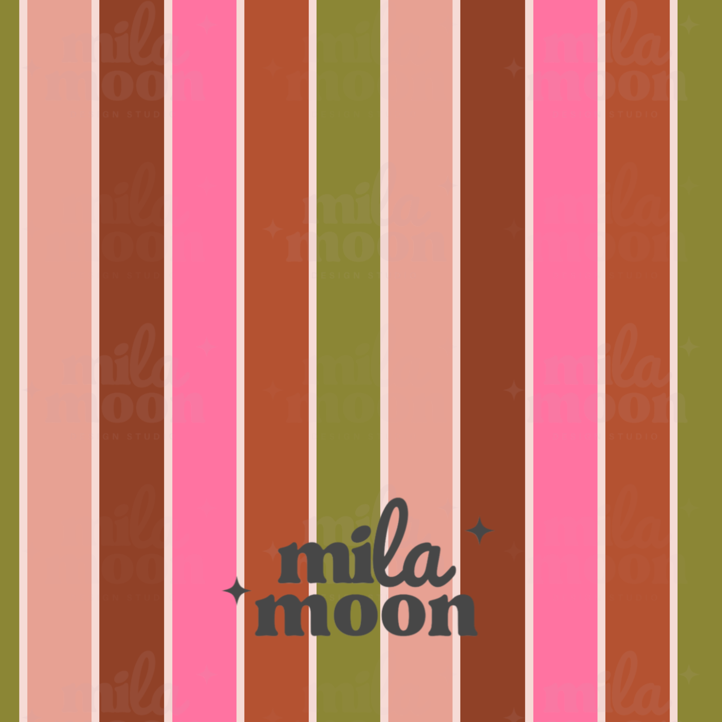 Whimsy Mushies Stripe