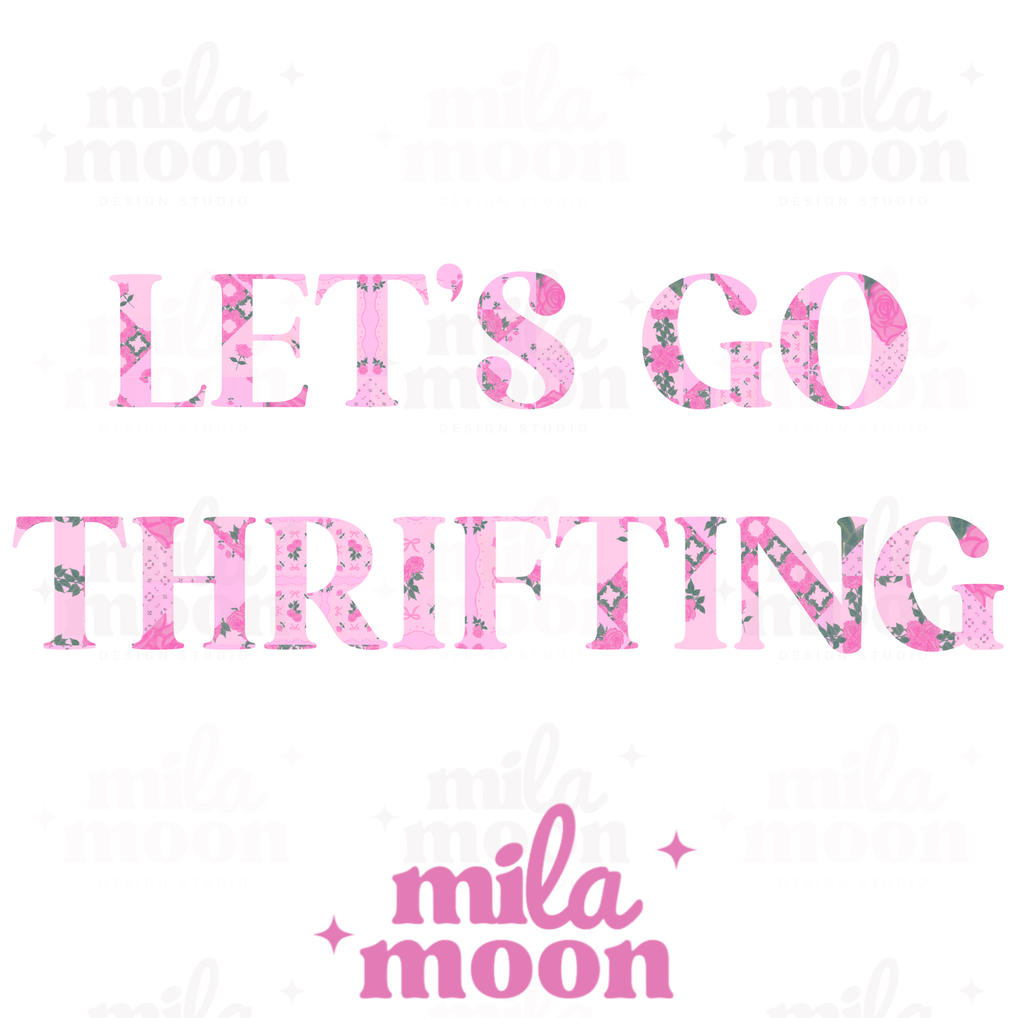 Let’s Go Thrifting PNG