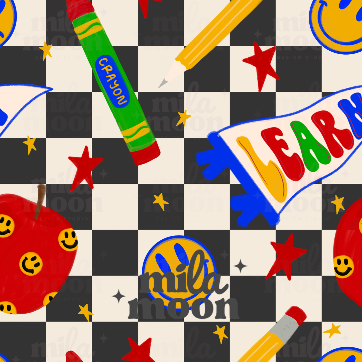 BTS Primary Black Checkers