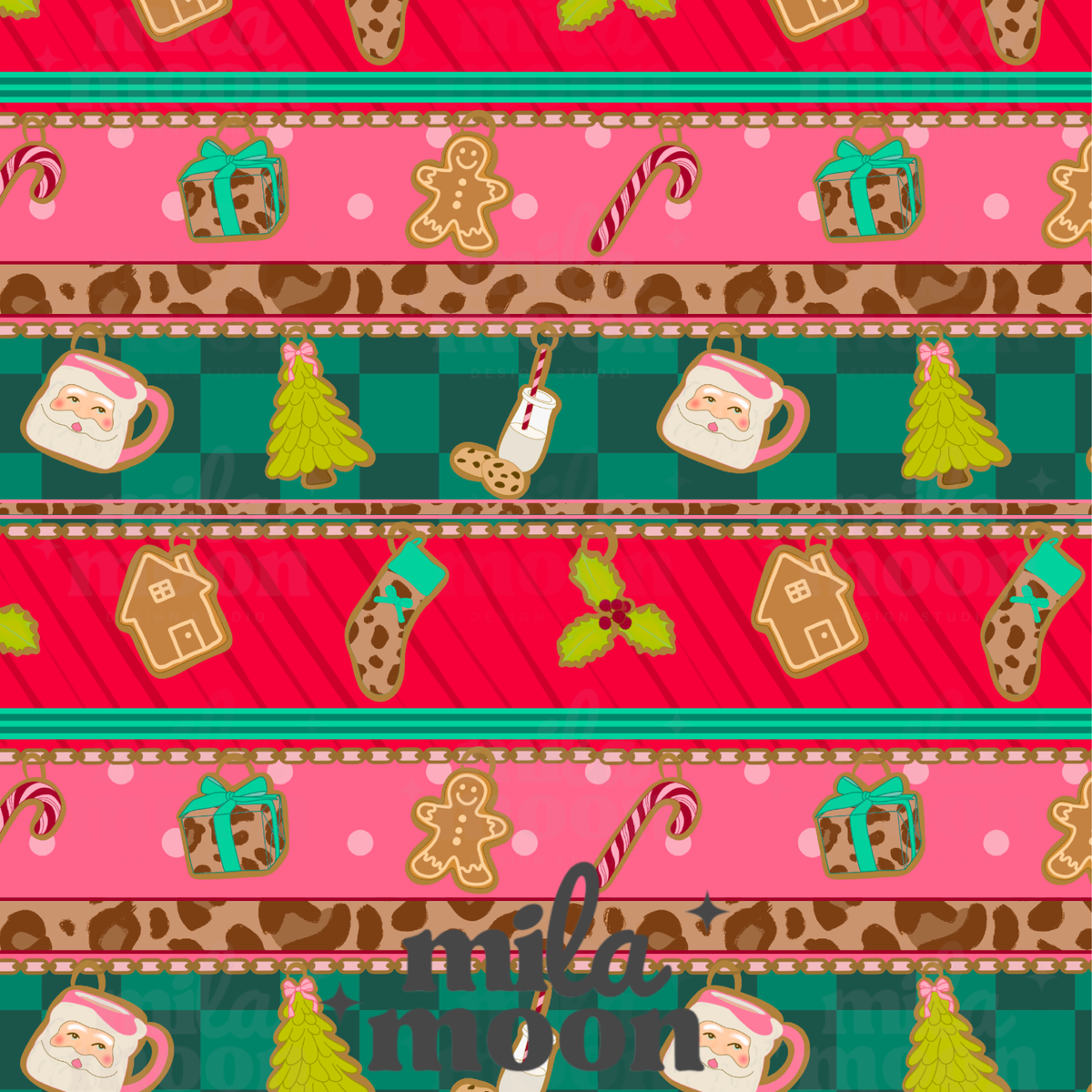 Retro Christmas Charms
