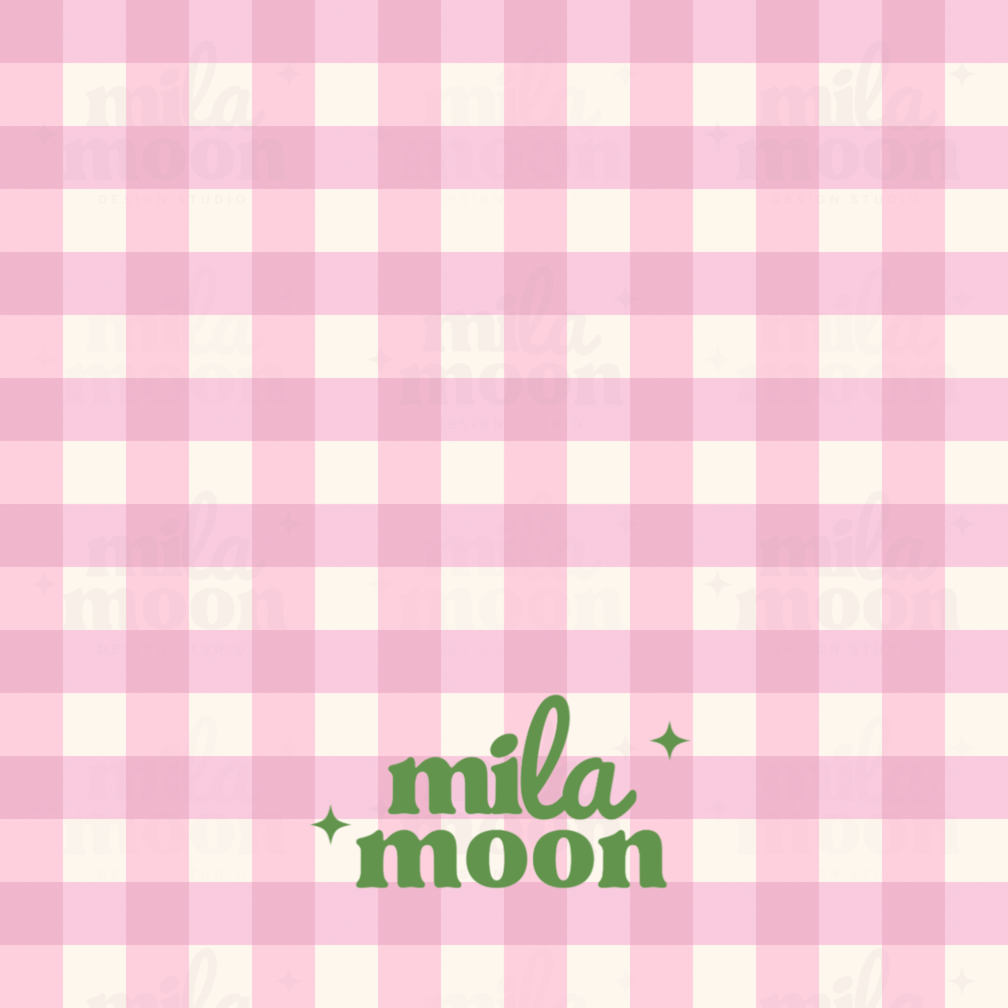 Rose Gingham Pink