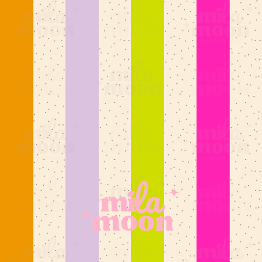 Bright Butterflies Stripe