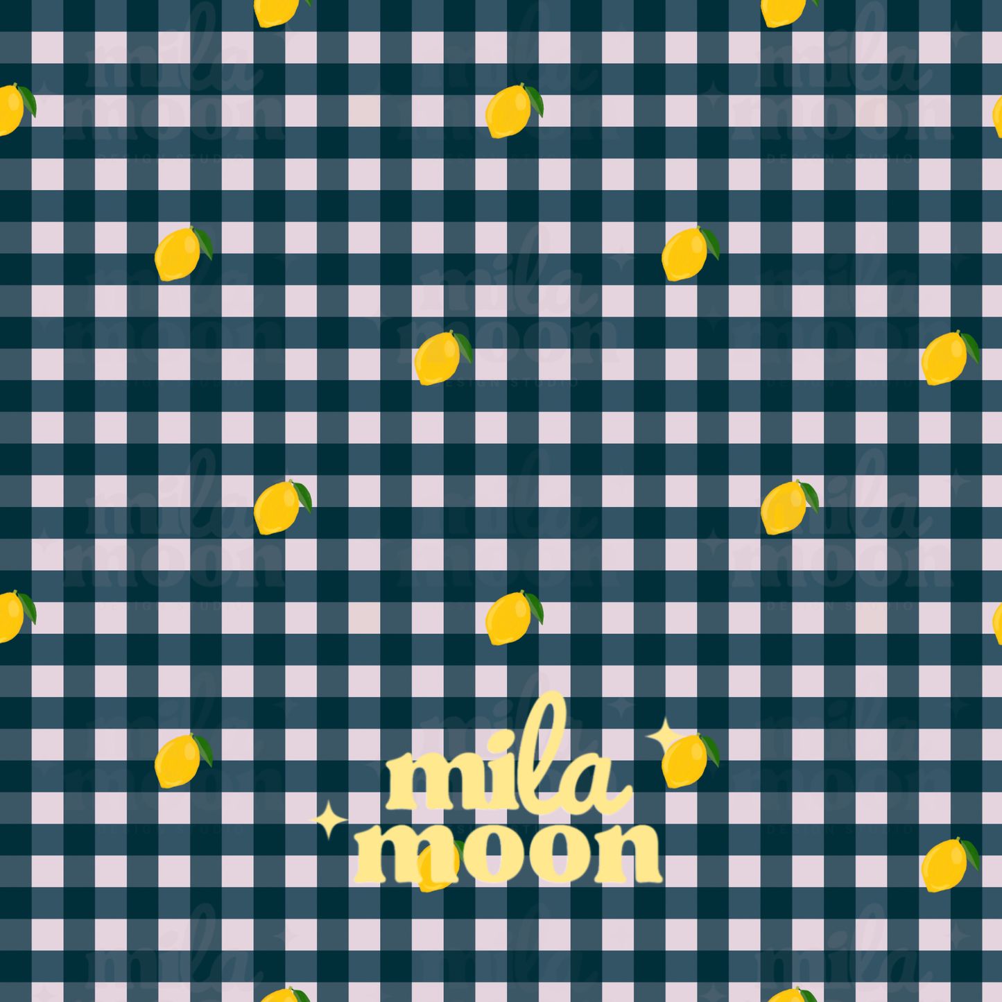 Fruit Gingham Lemon