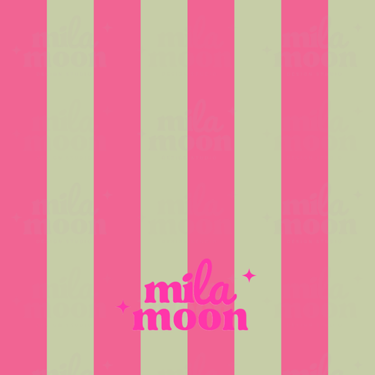 Pink Tulips Stripes