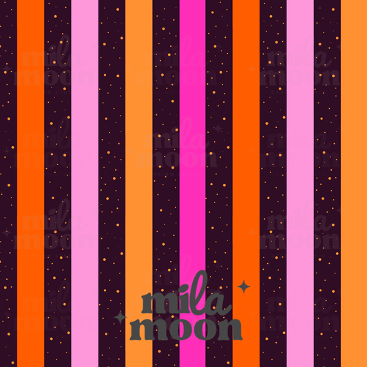 Halloween Ghost Daisy Stripe