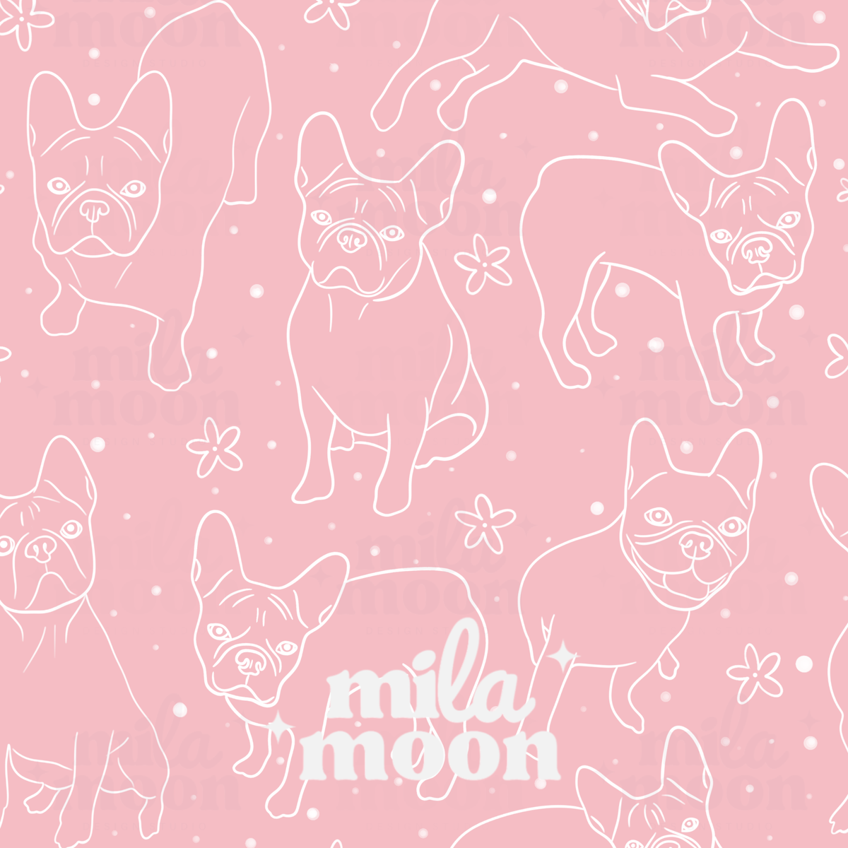 Frenchie Outlines