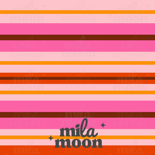 Fall Girly Thin Stripes