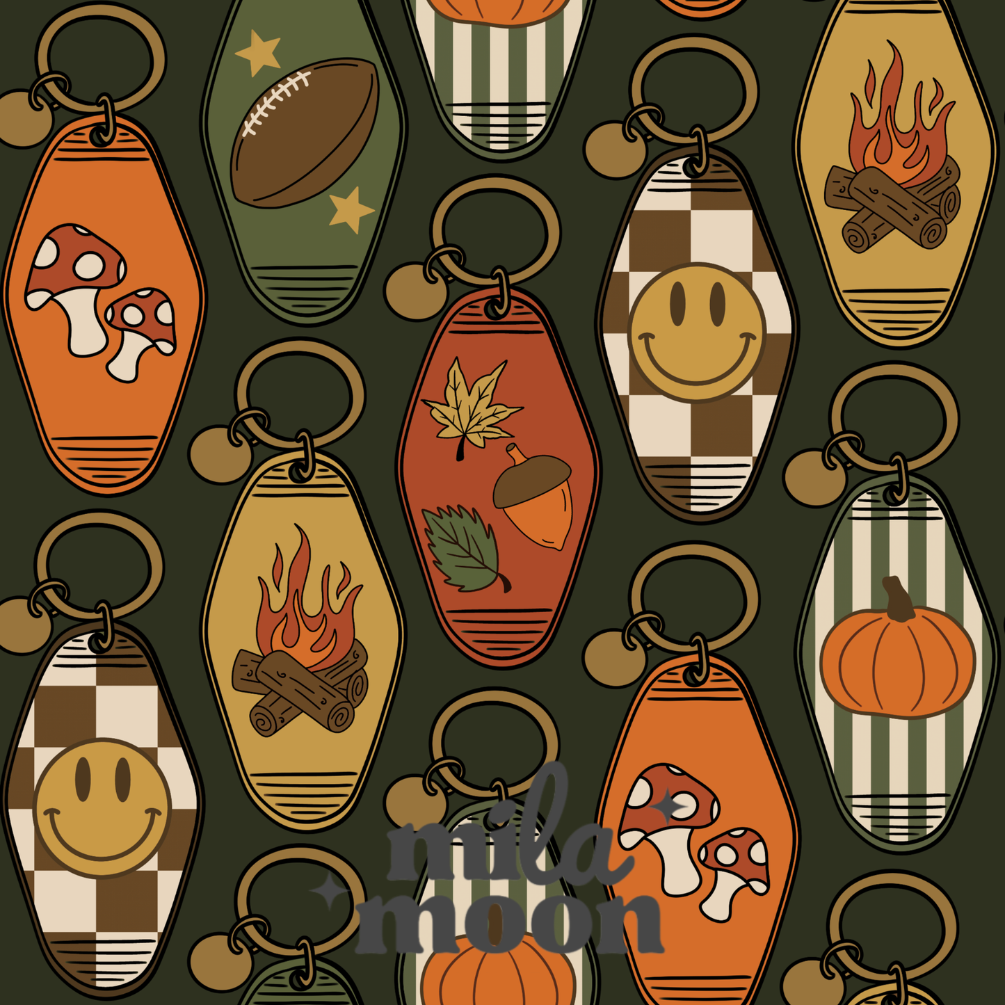 Fall Hotel Keys Green