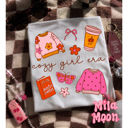 Cozy Girl Era PNG