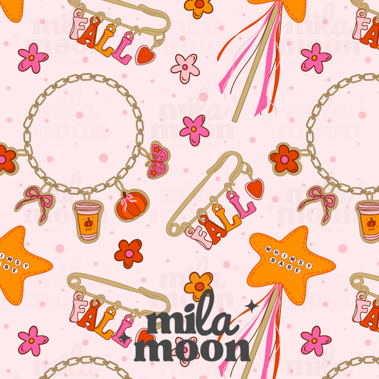 Fall Girly Charms Pink