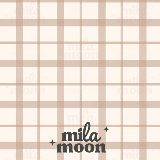 Fall Cream Plaid