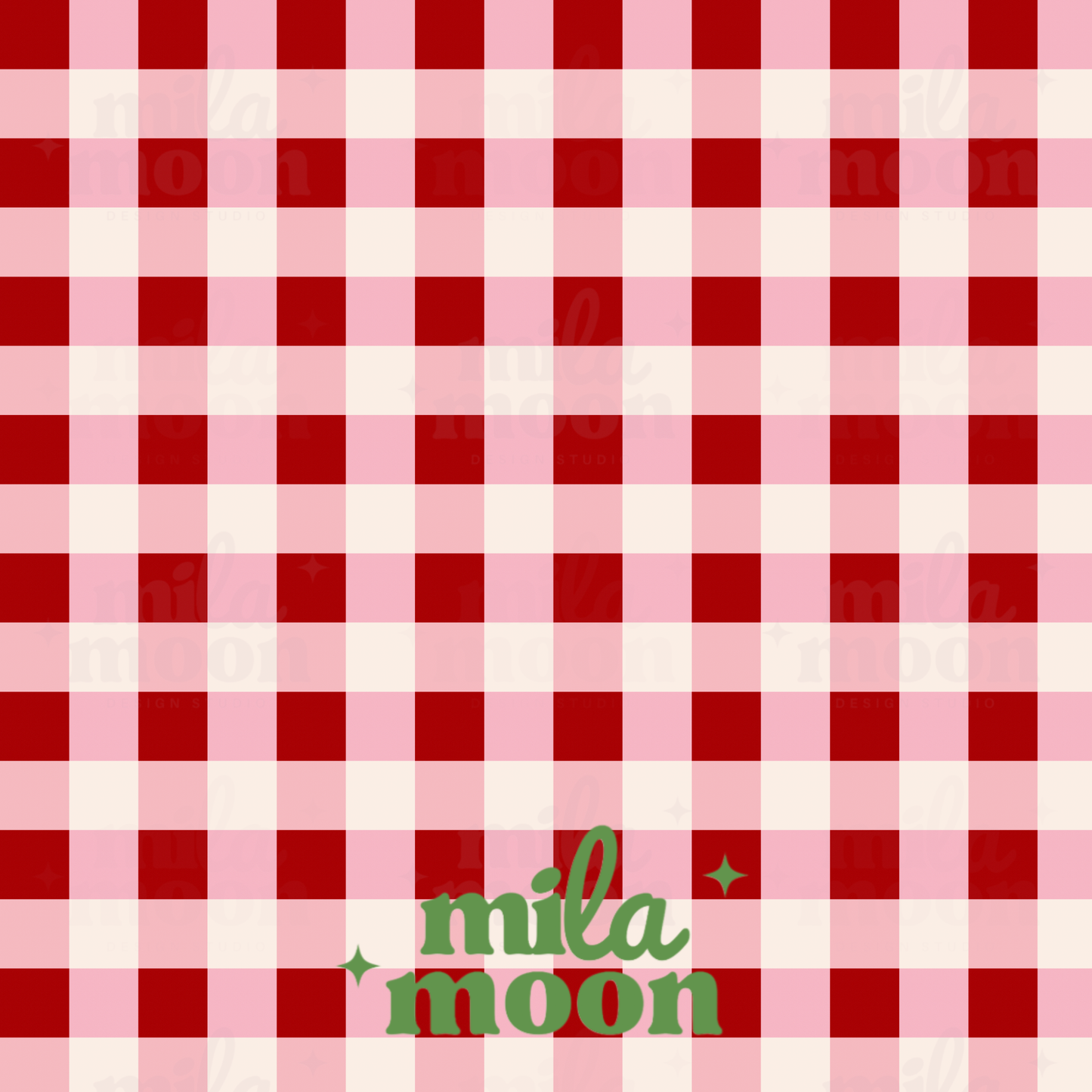 Cherry Stripes Gingham