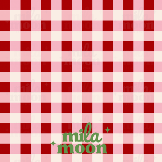 Cherry Stripes Gingham
