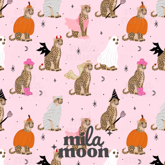 Halloween Cheetahs Pink