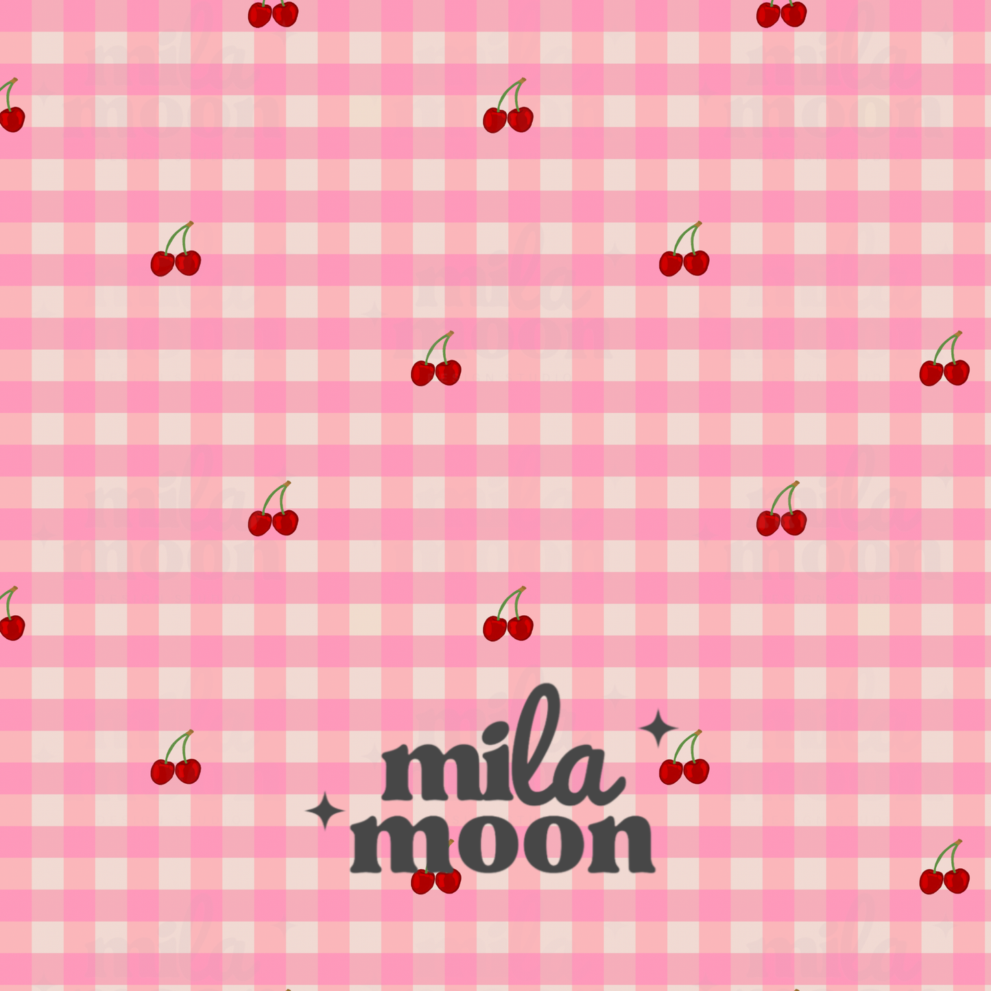 Fruit Gingham Cherry