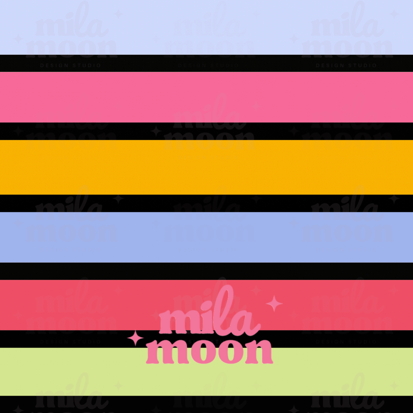 BTS Girly Black Stripe