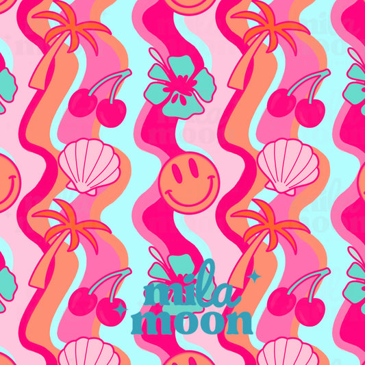 Pink Summer Retro