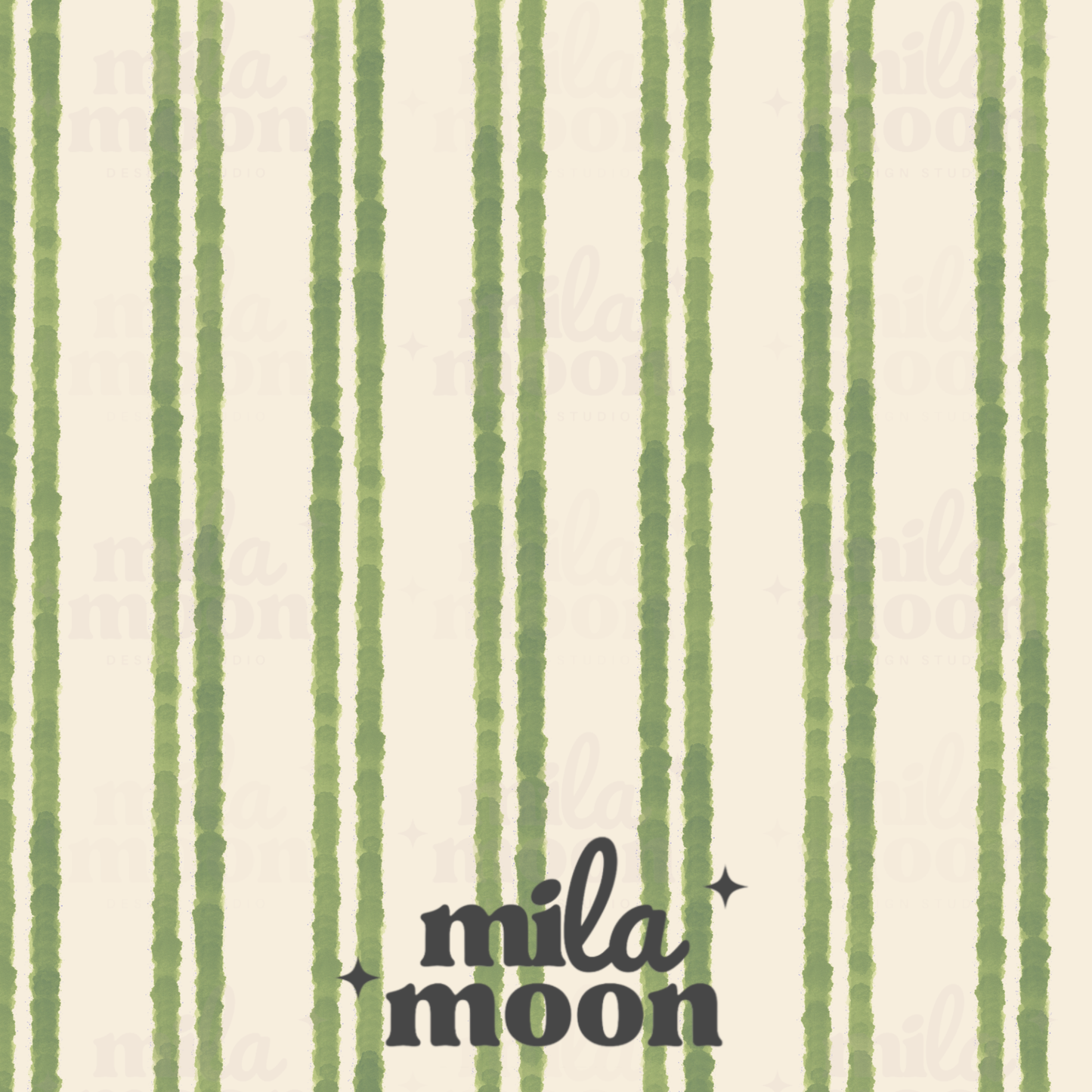 Market Stripes Green