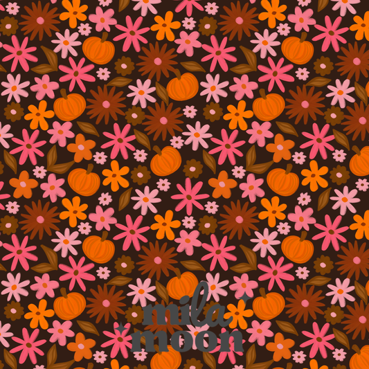 Fall Pumpkin Floral