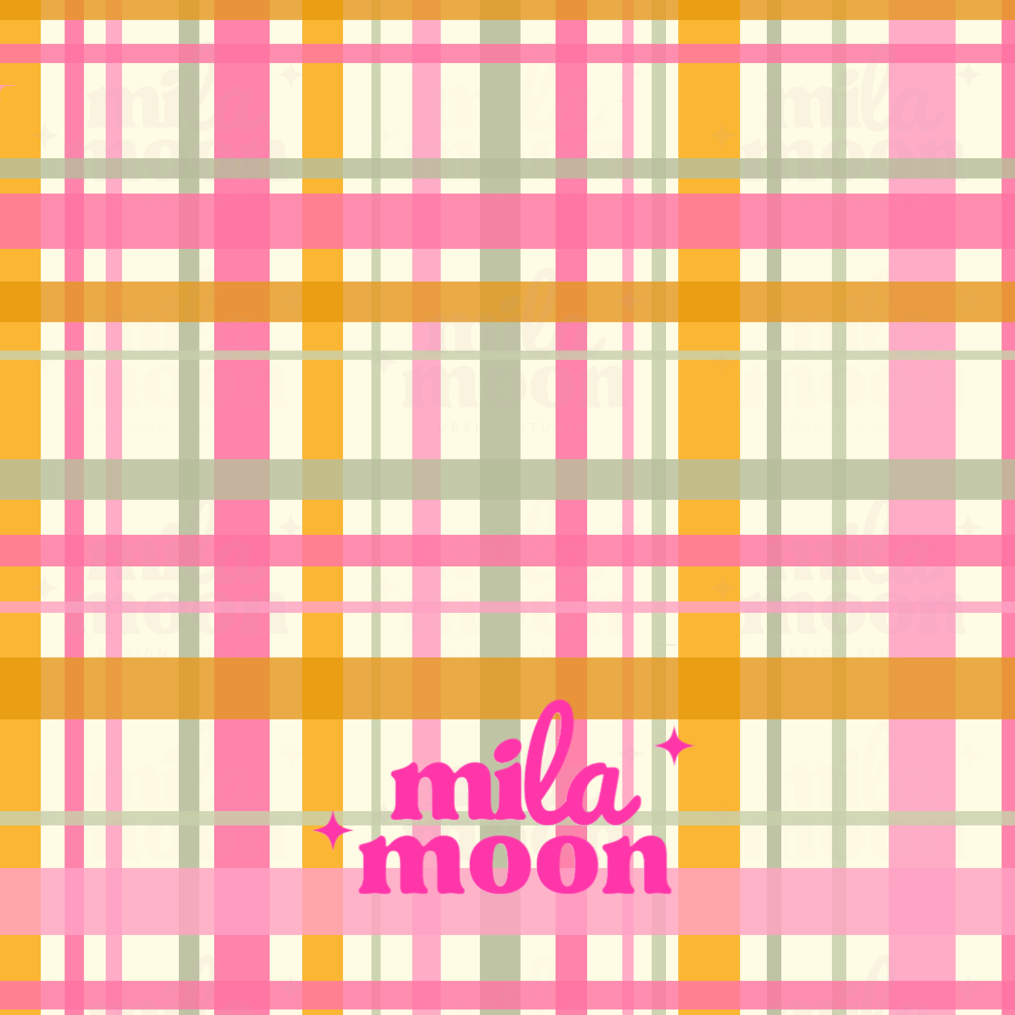 Spring Flora Plaid