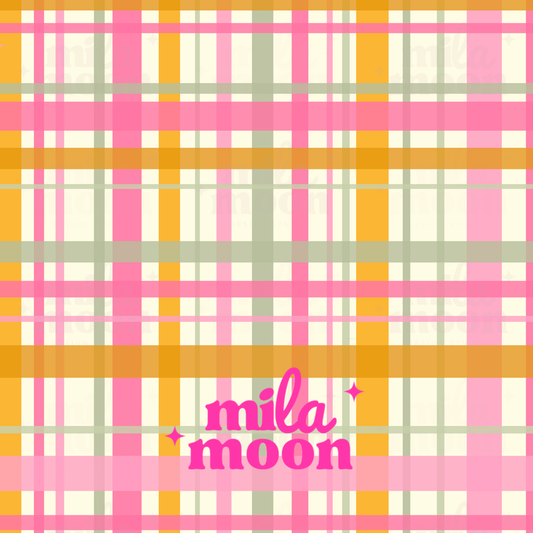 Spring Flora Plaid