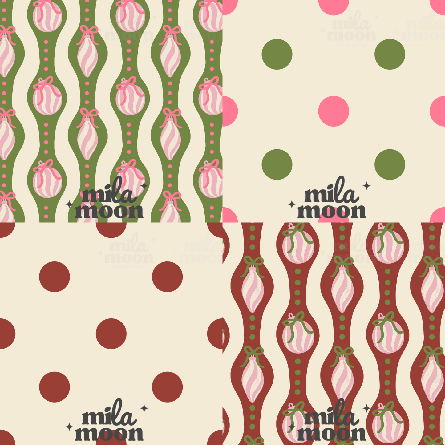 Christmas Ornaments - Bundle of 12