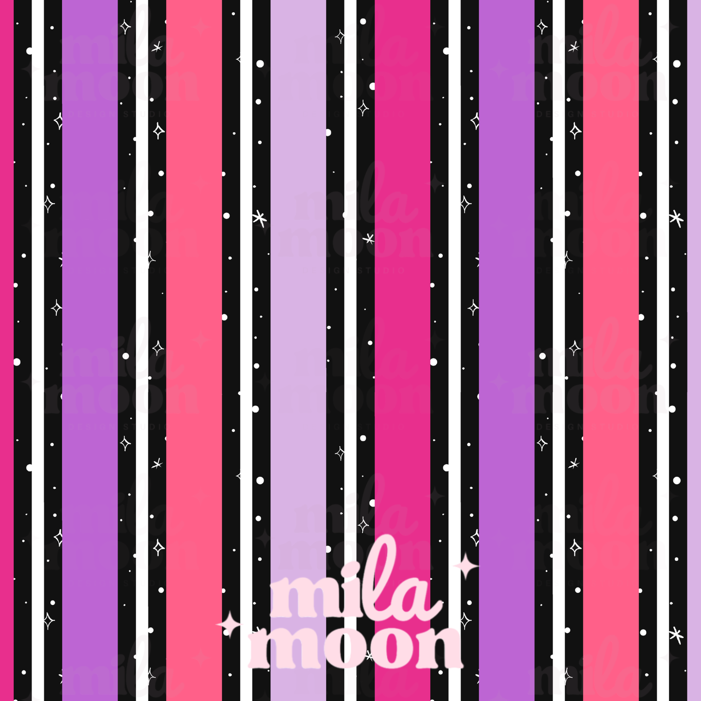Halloween Potions Purple Stripes