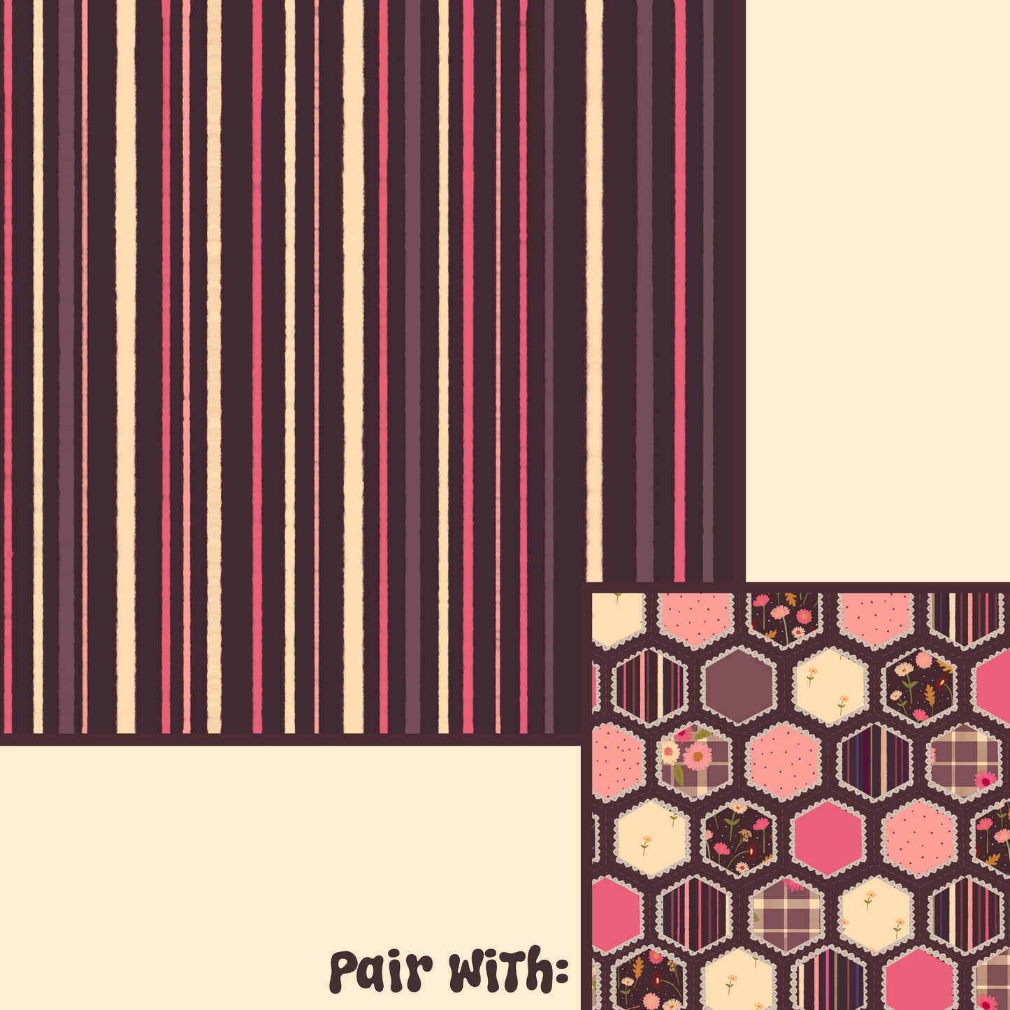 Honeycomb Pink Coords