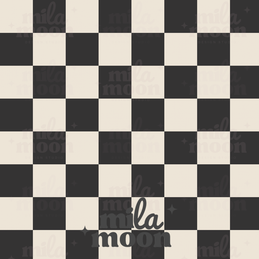 Black & Cream Checks