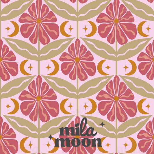 Boho Moon Floral