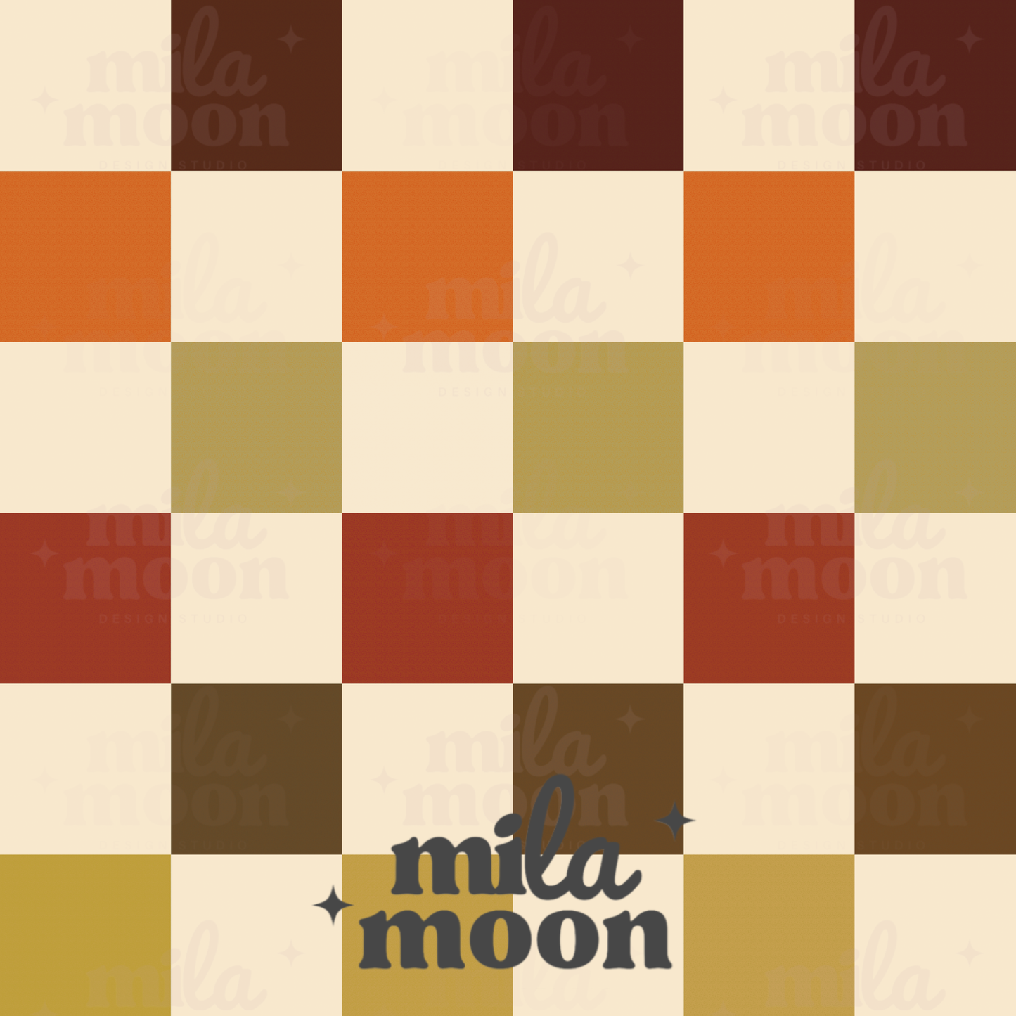 Fall Checks Multicolor