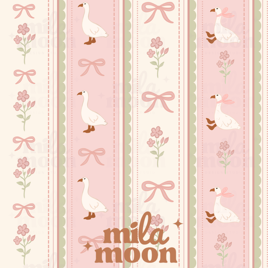 Dainty Goose Stripes
