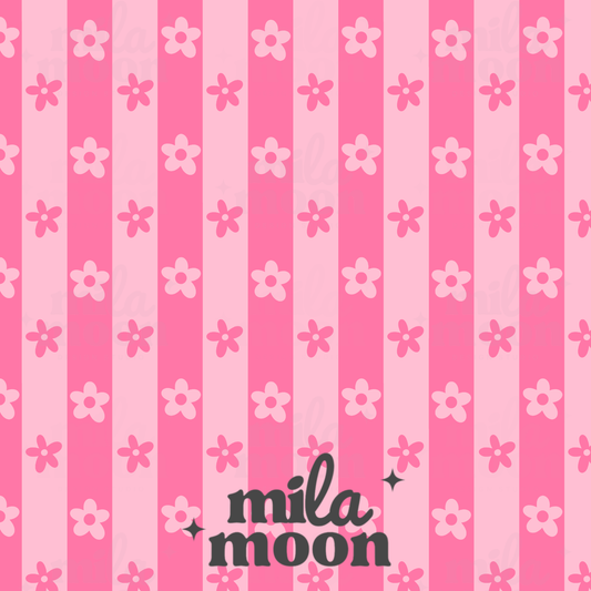 Spooky Cute Daisy Stripes
