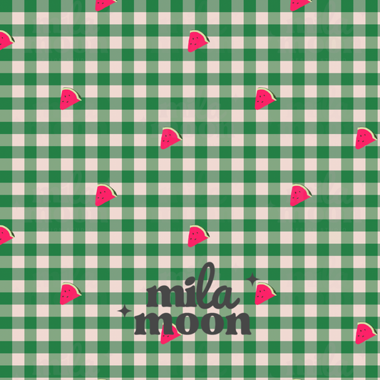 Fruit Gingham Watermelon