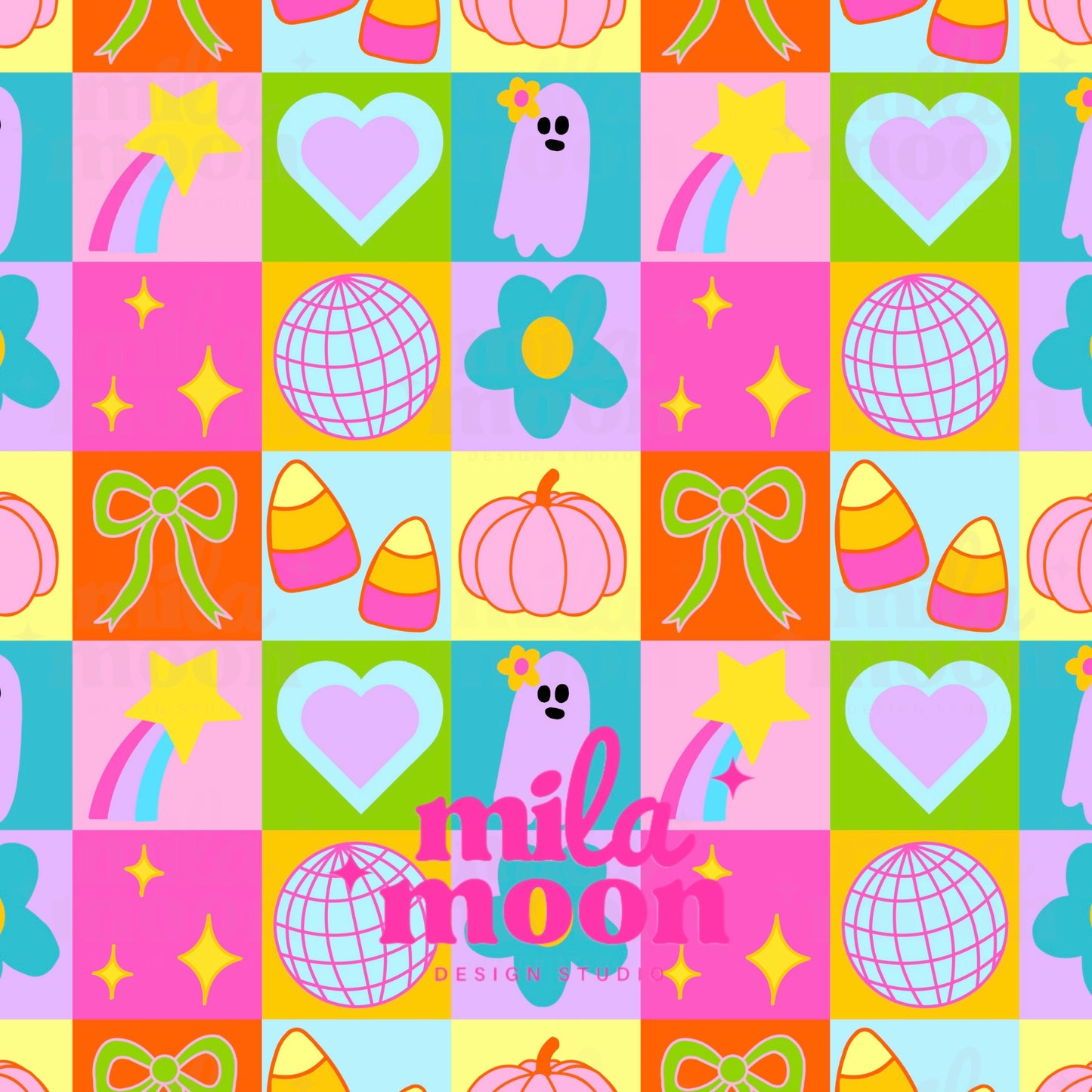 Groovy Ghouls Disco Tiles