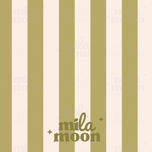 Strawberry Green Stripes