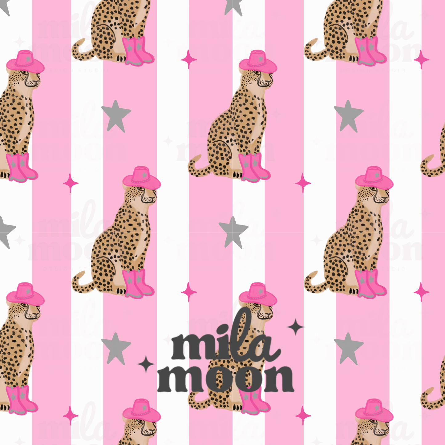 Pink Western Cheetah