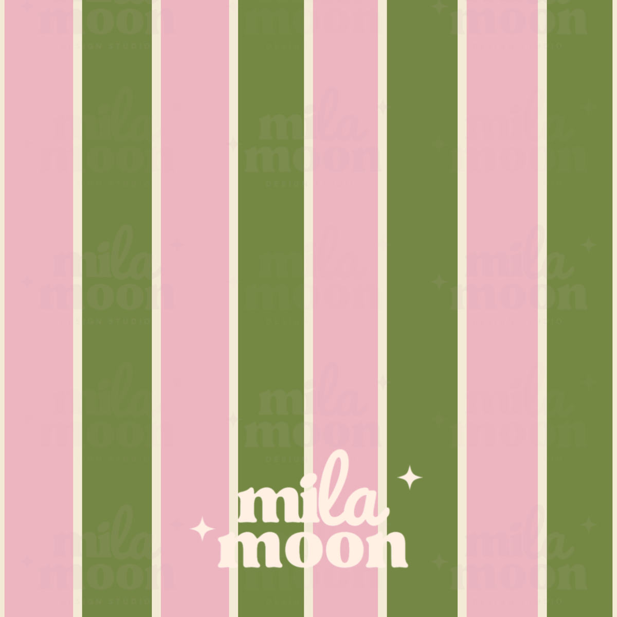 Christmas Goose Stripes Pink
