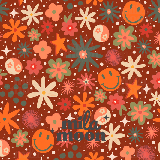 Fall Dopamine Floral Rust