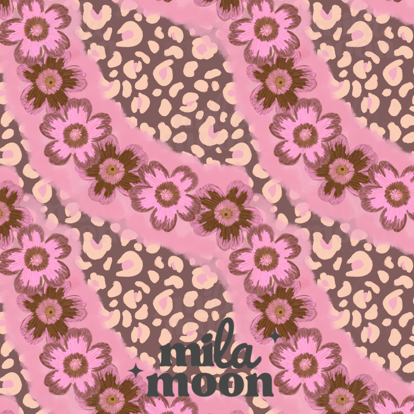 Fall Boho Cheetah Florals